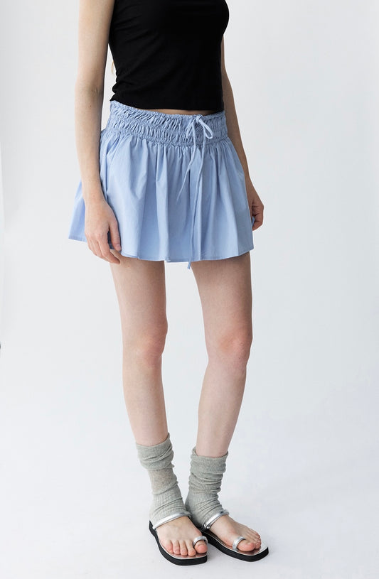 RÜEY Cloud Poplin Skort